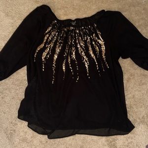 Lane Bryant Glitter Top